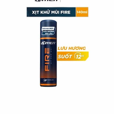 Xịt khử mùi X-men Fire 140ml