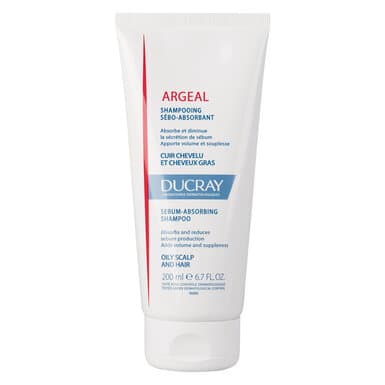 Dầu Gội Ducray Dạng Kem Cho Tóc Nhờn 200ml Argeal Sebum-absorbing Treatment Shampoo