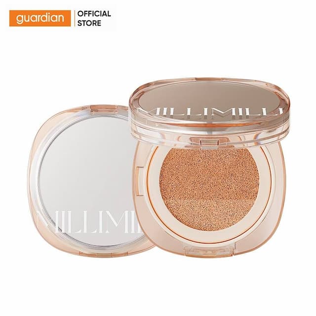 phấn Nước Trang Điểm Che Khuyết Điểm Và Chống Nắng Millimilli Double Ampoule Cushion 208 Daisy Cho Da Sáng SPF 50+ Pa+++ 14gr