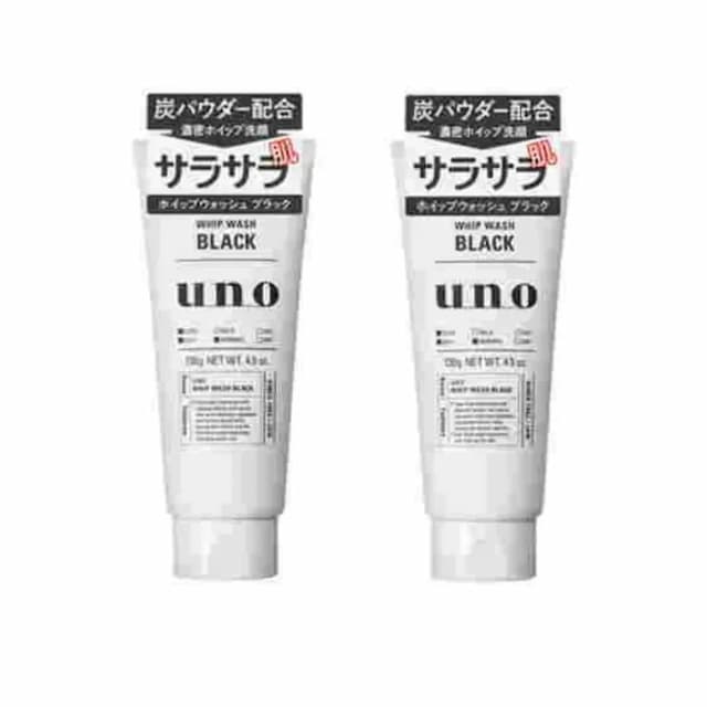 Nhật Bản Shiseido Uno Roi Rửa Mặt Cho Nam Đen 130G (2 Cái)