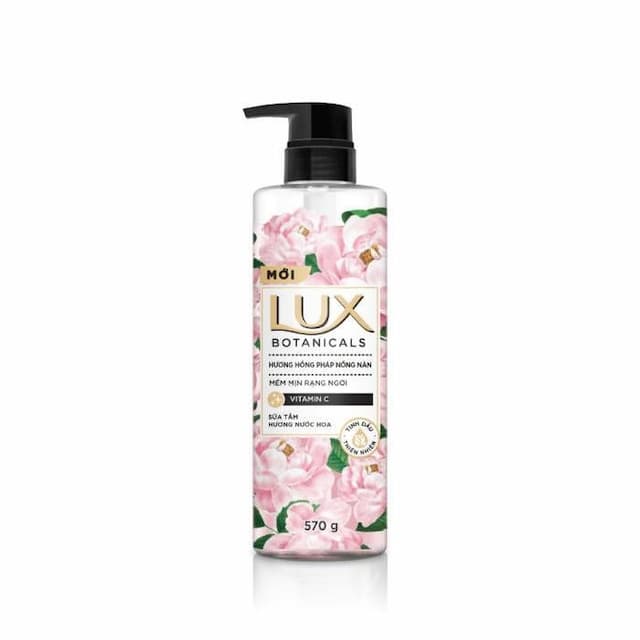 Sữa Tắm Hương Nước Hoa Lux Botanicals Hồng Pháp Nồng Nàn 570G