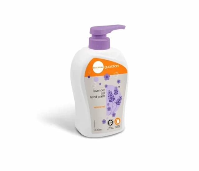 GEL RỬA TAY OẢI HƯƠNG TƯƠI MÁT 500ML | GUARDIAN ESSENTIAL LAVENDER REFRESHING GEL HAND WASH.