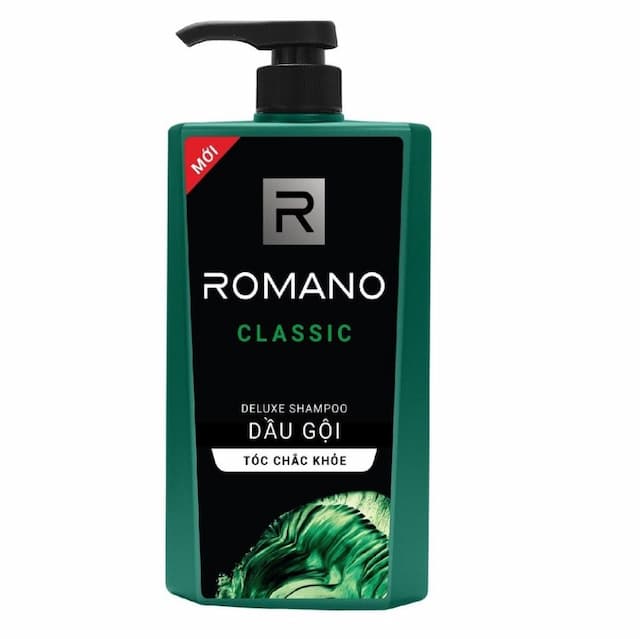 Dầu Gội Romano Hương Nước Hoa Classic 650g Deluxe Shampoo