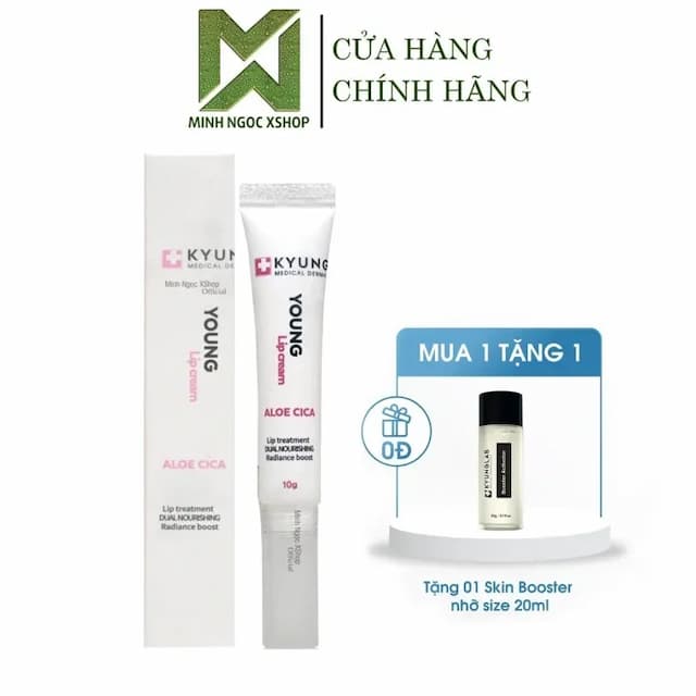 Son dưỡng cấp ẩm KyungLab Young Lip Cream Aloe Cica 10G