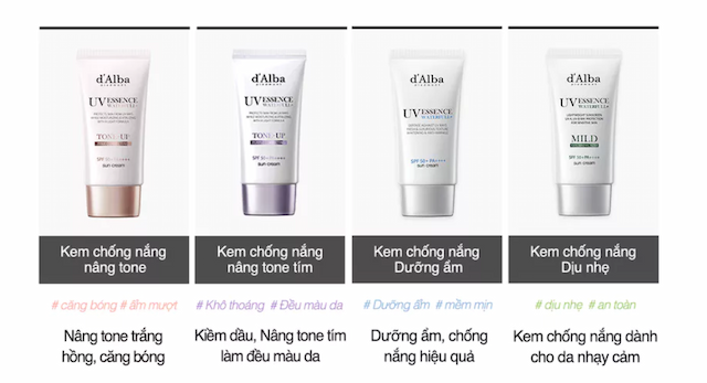 Kem chống nắng Nâng tone Tím White Truffle Purple Tone Up Suncream 50ml