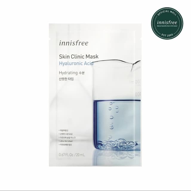 Mặt nạ Innisfree Skin Clinic Mask Hyaluronic Acid 