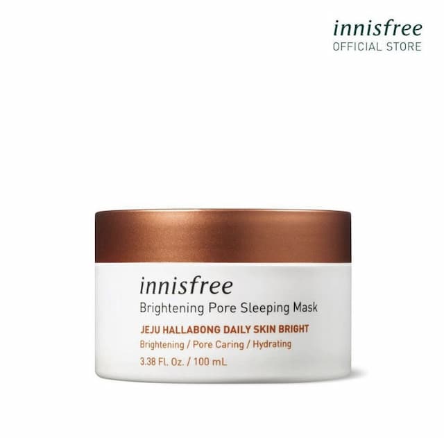 Mặt nạ ngủ Innisfree Brightening Pore Sleeping Mask dưỡng sáng da 100ml