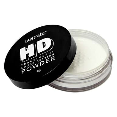 Phấn Phủ Australis Dạng Bột Mỏng Mịn, Kiềm Dầu 6g HD Translucent Loose Setting Powder