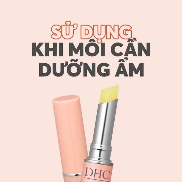 Son dưỡng môi DHC Lip Cream Dưỡng Ẩm, Làm Mềm Môi 1,5g Lenis Store