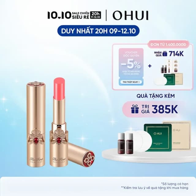 Son dưỡng môi cao cấp chống lão hóa OHUI The First Lip Balm 3.2G