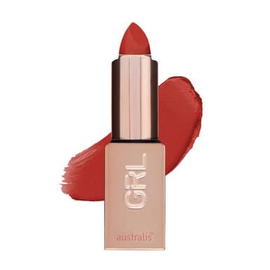 Son Lì Australis Mềm Mịn #Retro - Đỏ Cam 3.2g Grlboss Matte Lipstick