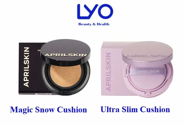 Phấn Nước AprilSkin Magic Snow Cushion / April Skin Ultra Slim Cushion SPF50+ 15g