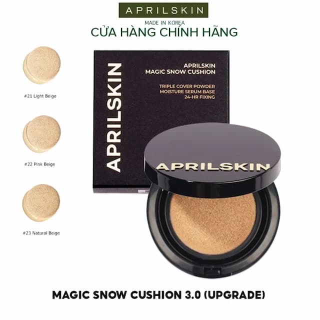 [PHIÊN BẢN NÂNG CẤP] Phấn Nước AprilSkin Magic Snow Cushion 3.0 SPF50+/PA+++ 15g