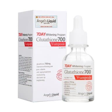 Serum Angel's Liquid Dưỡng Sáng Da, Mờ Thâm 30ml 7 Day Whitening Program Glutathione 700 V Ampoule