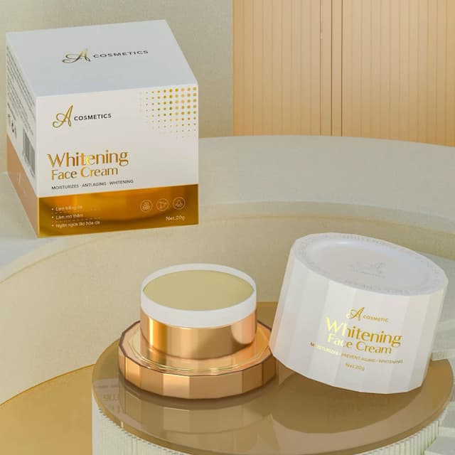 kem face pháp a cosmetics mẫu mới whitening face cream dưỡng trắng da mặt Mỹ phẩm Phương Anh 20g