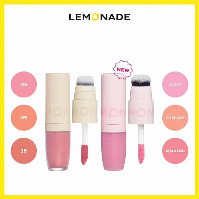 MÁ KEM MỊN LÌ THUẦN CHAY LEMONADE PERFECT COUPLE BLUSH-SHARING